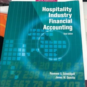Hospitality industry financial accounting 3 ED